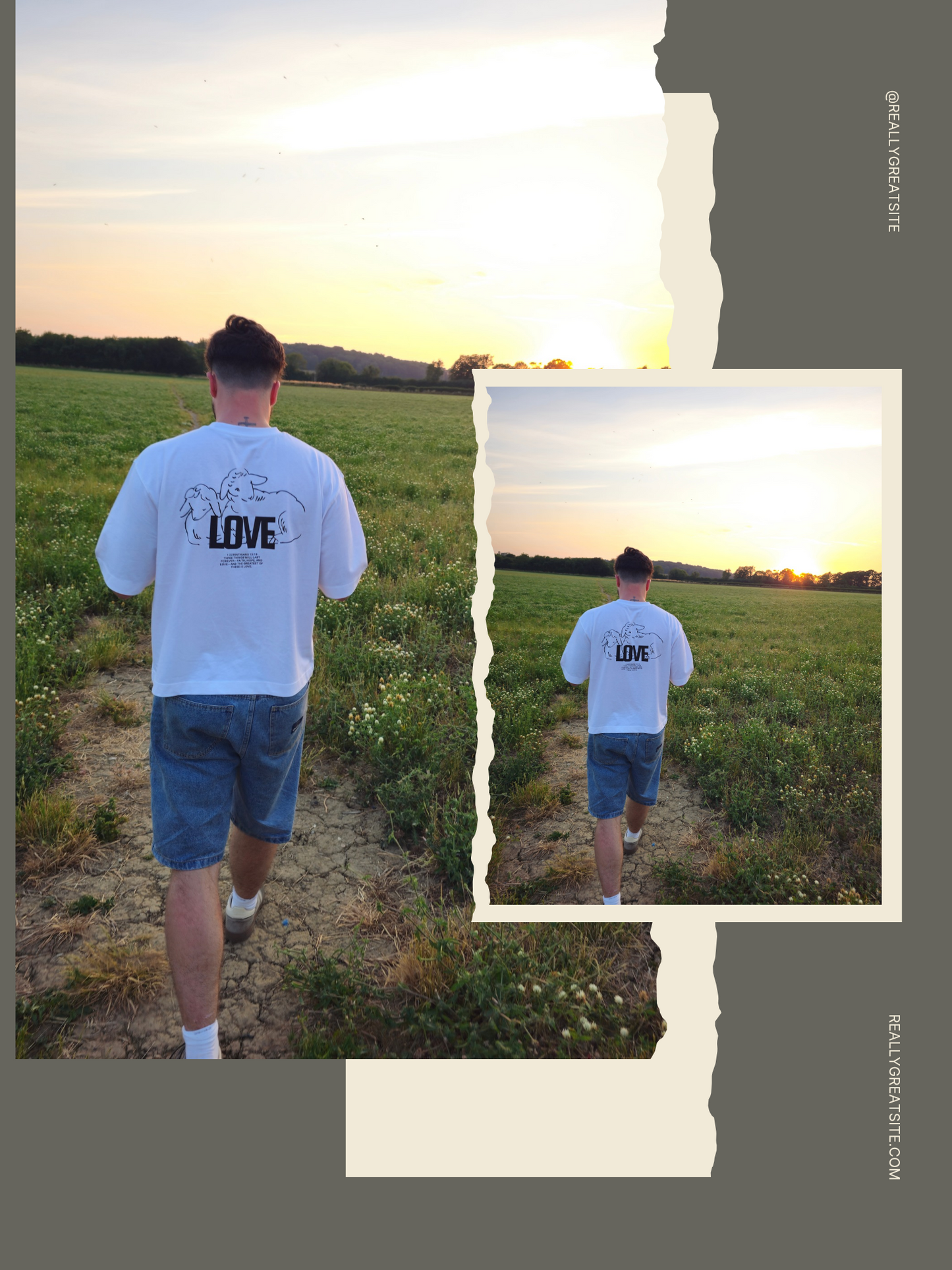 Love boxed tee